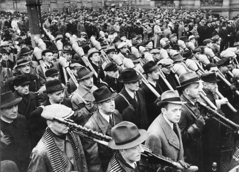 Swearing in of members of German Volkssturm, Berlin, 12 November 1944 (German Federal Archives: Bild 146-1971-033-15)