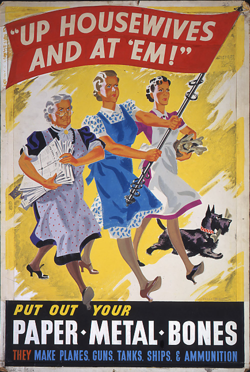 British poster, WWII (National Archives, UK)