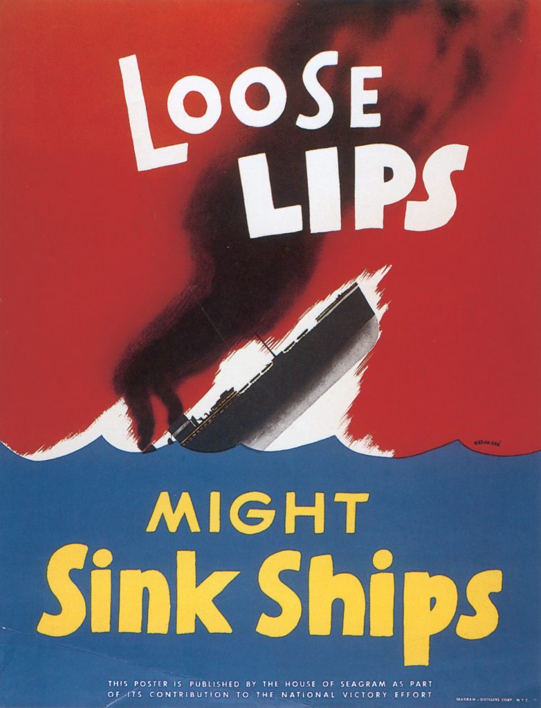 US poster, World War II
