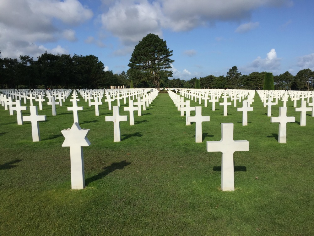 Normandy American Cemetery, Colleville-sur-Mer, France, September 2017 (Photo: Sarah Sundin)
