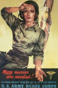 US Army Nurse Corps recruiting poster, 1944