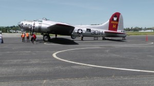 B-17G Aluminum Overcast owned by the Experimental Aircraft Association, Buchanan Field, Concord, CA, 2 May 2011 (Photo: Sarah Sundin)