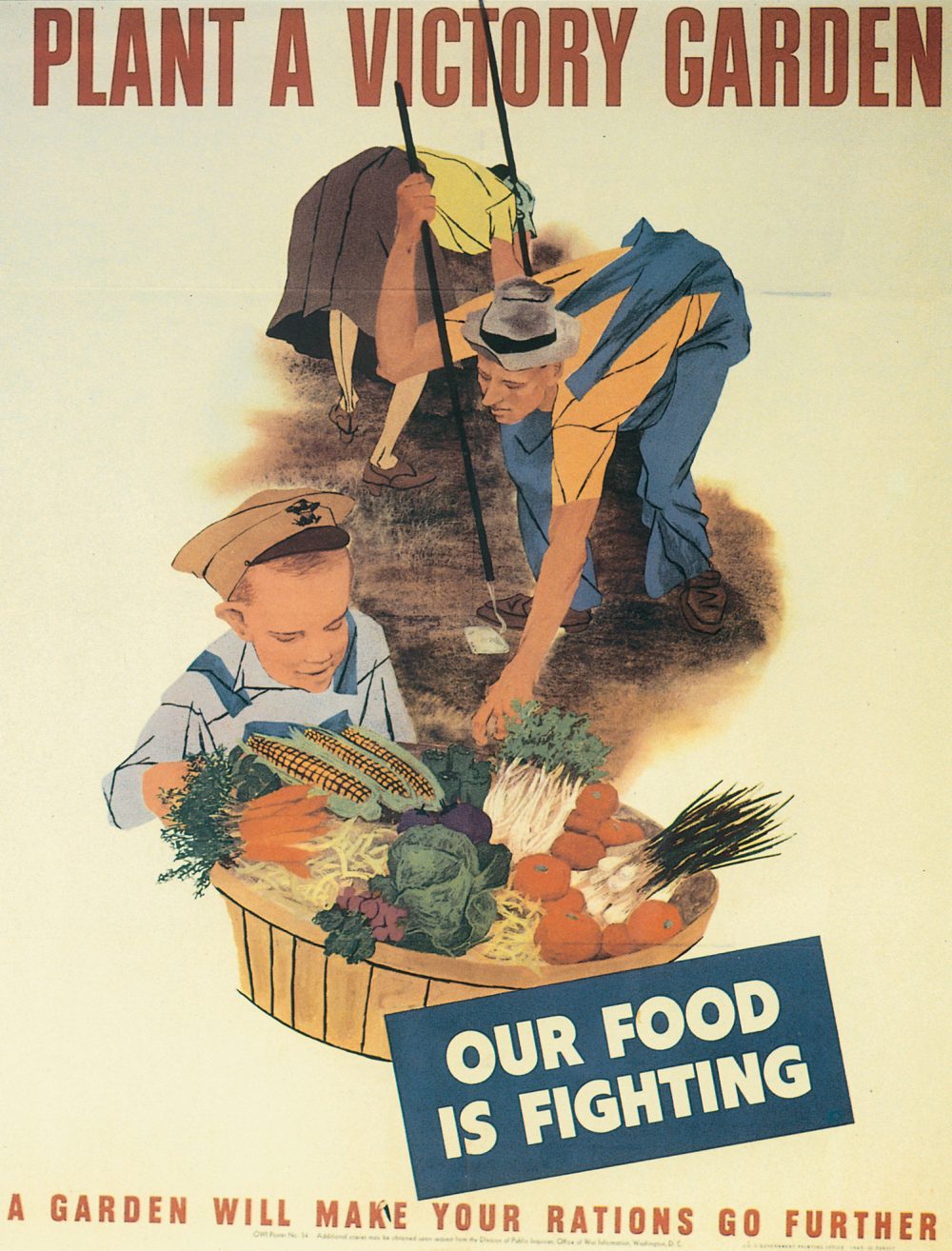 US poster promoting Victory Gardens, 1943