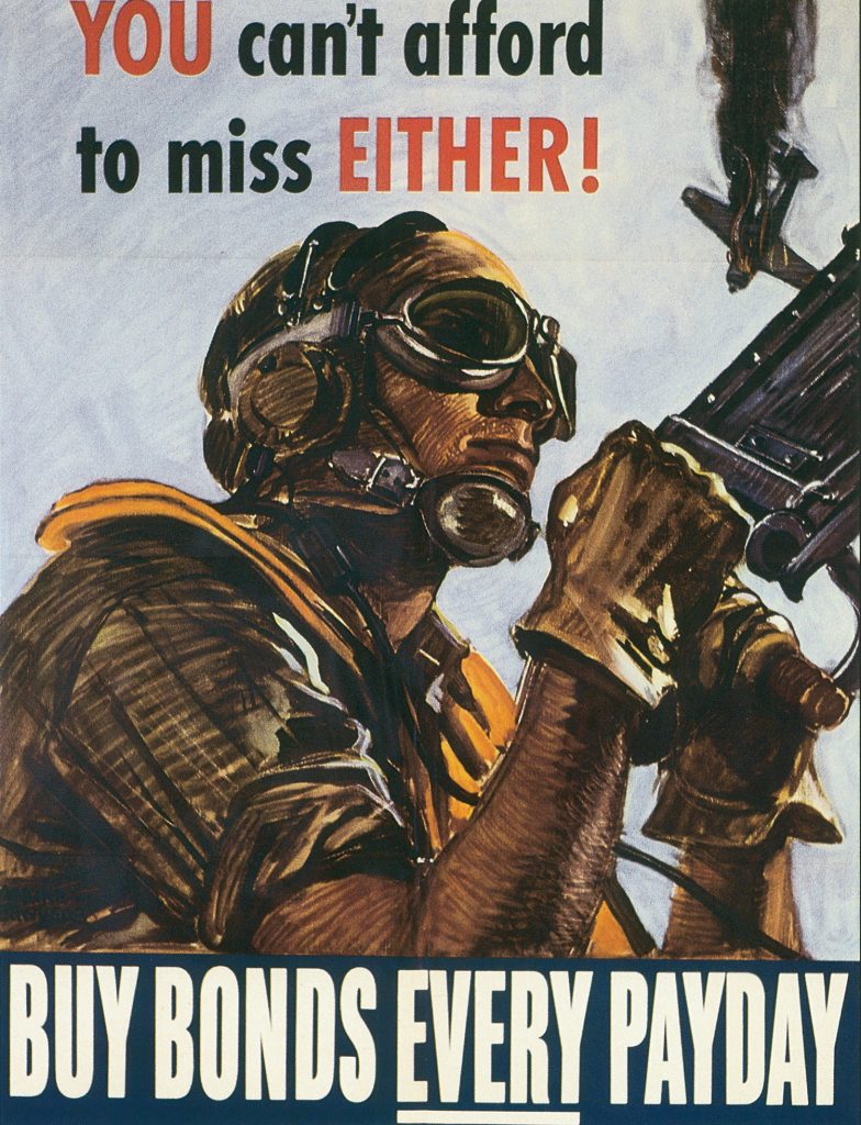 US War Bond poster, WWII