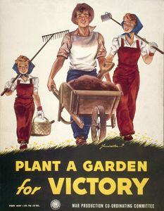 Victory Garden poster, US, WWII