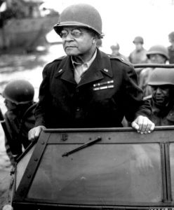 Brig. Gen. Benjamin O. Davis Sr. in France. August 8, 1944 (US National Archives: 531202)