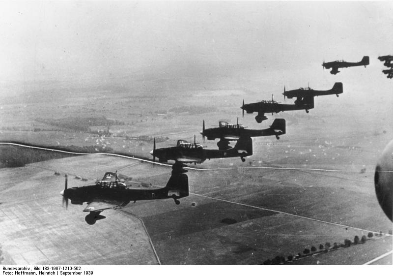 German Ju-87 Stukas over Poland, September 1939 (German Federal Archives, Bild 183-1987-1210-502) 