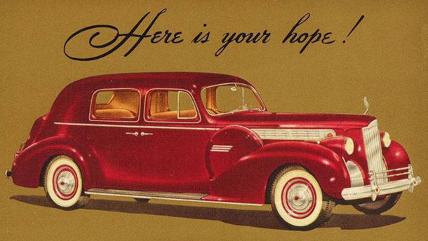 Ad for a 1939 Packard