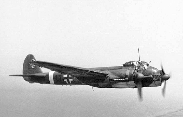 Junkers Ju 88A over France, 1942 (German Federal Archives, Bild 101I-363-2258-11 / Rompel)