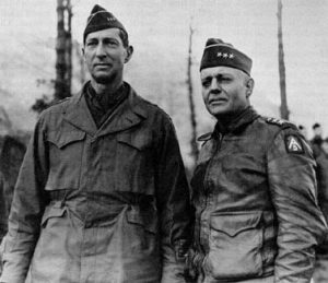 Lt. Gen. Mark Clark and Lt. Gen. Lucian Truscott in Italy, Dec 1944 (US Army photo)