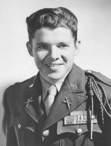 Lt. Audie Murphy, 1945 (public domain via WW2 Database)
