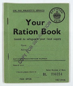 British ration book, WWII. (National Archives UK)