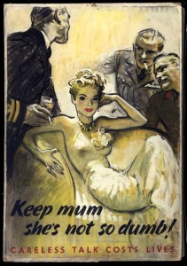 British poster, WWII