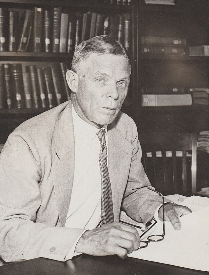 William Dodd after his appointment as US Ambassador to Germany, 10 June 1933 (public domain via International News Service)