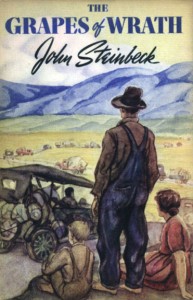 First edition cover of The Grapes of Wrath by John Steinbeck, 1939