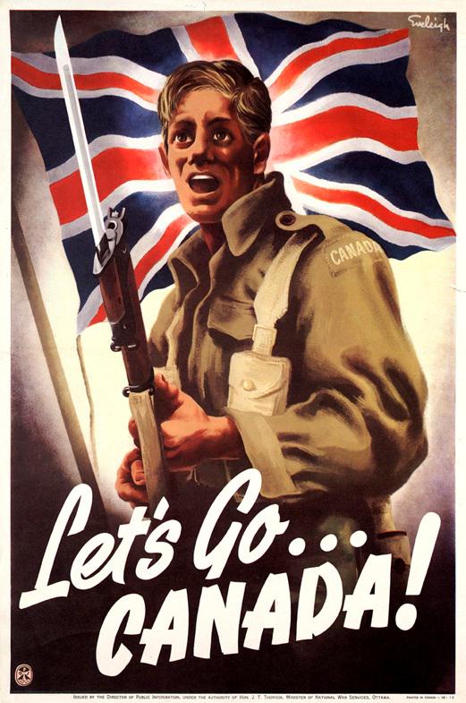 Canadian poster, WWII