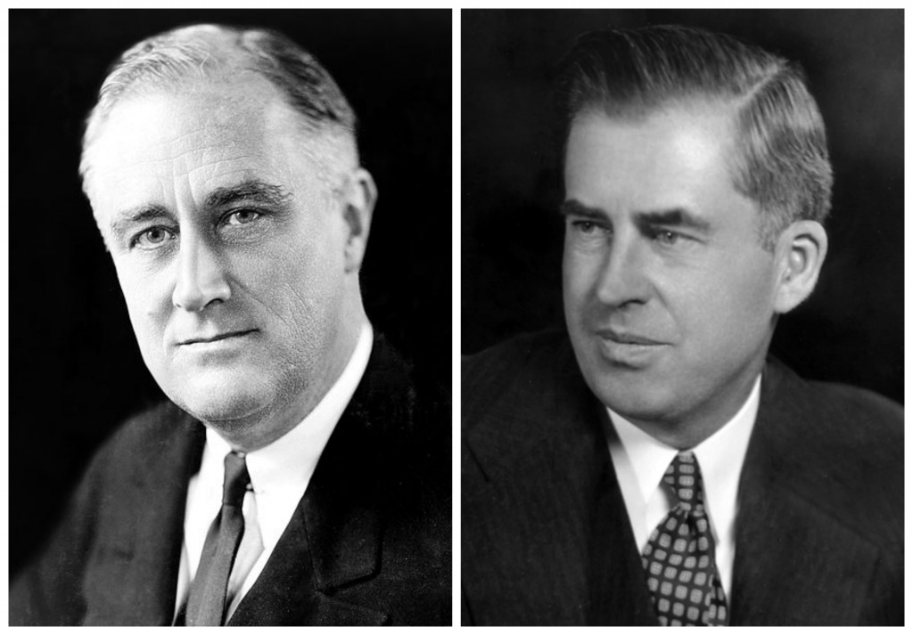 Franklin D. Roosevelt, 1933 (US Library of Congress) and Henry A. Wallace (US Department of Agriculture) 