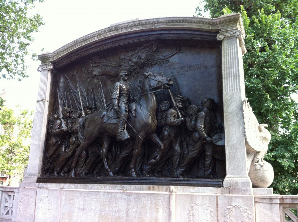Robert Gould Shaw Memorial, Boston Common. (Photo: Sarah Sundin, July 2014)