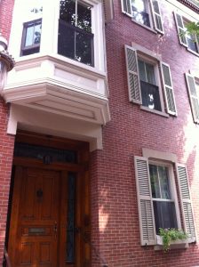 A typical home along Monument Avenue in Charlestown (Photo: Sarah Sundin, July 2014)