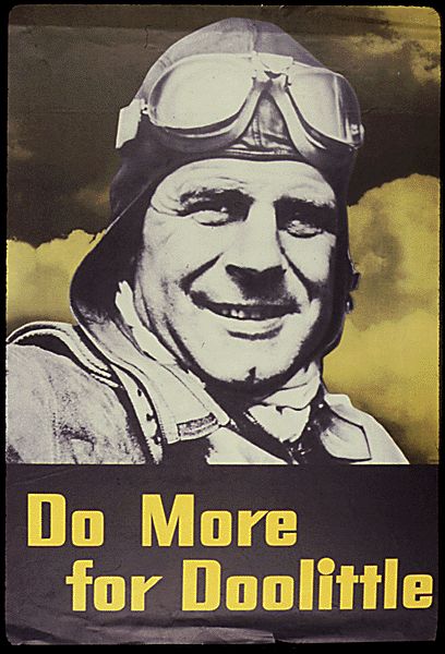 US poster honoring Jimmy Doolittle, WWII