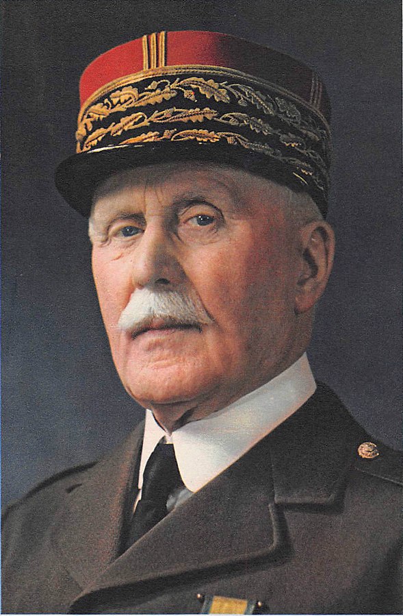 Marshal Philippe Pétain, Head of the French State, 1941 (public domain via Wikipedia)