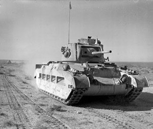 Matilda tank of British 7th Royal Tank Regiment in North Africa, 19 Dec 1940 (Imperial War Museum: 4700-32 E 1416)