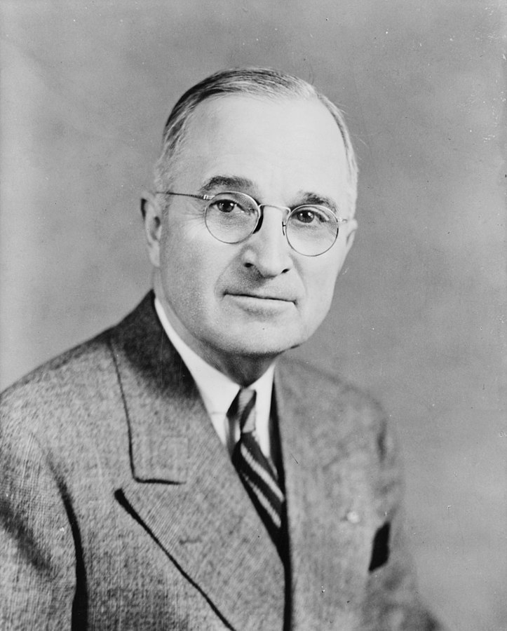 Pres. Harry Truman, 27 June 1945 (Library of Congress)