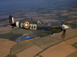 RAF Spitfire Mark VB, No. 222 Squadron, North Weald, Essex, 1942 (Imperial War Museum: COL 188)