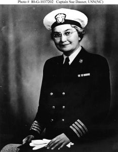 Capt. Sue S. Dauser, Superintendent of the US Navy Nurse Corps, 1939-45 (US Navy photo: 80-G-1037202)