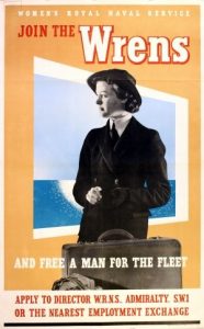 Women’s Royal Naval Service poster, WWII