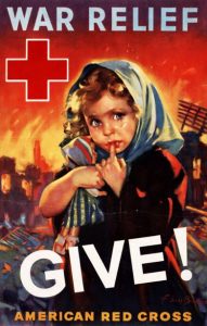 Poster for American Red Cross War Relief, WWII