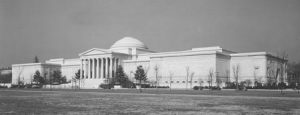 The National Gallery of Art, Washington, DC, soon after its construction in 1941 (US government photo)