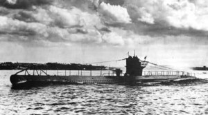 German U-boat U-100, 1940 (public domain via Wikipedia)