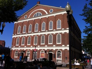 Faneuil Hall, Boston, MA (Photo: Sarah Sundin, July 2014)