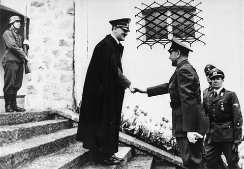 Adolf Hitler meets Ante Pavelić at the Berghof, 9 June 1941 (US Holocaust Memorial Museum)