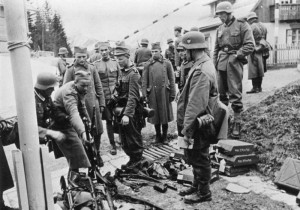 Yugoslavian infantry surrendering to Germans, 6 April 1941 (German Federal Archive: Bild 146-1975-036-24)