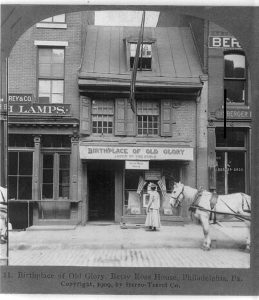 Betsy Ross House, Philadelphia, PA, 1909 (Library of Congress: digital ID cph.3b17485)