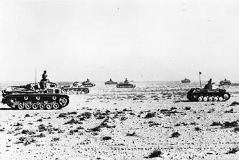 German tanks near Sollum, Egypt, circa 16 Jun 1941 (Imperial War Museum: 5712-03 MH 5588)