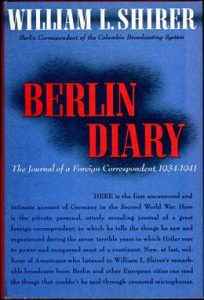 Cover of the first edition of Berlin Diary by William L. Shirer