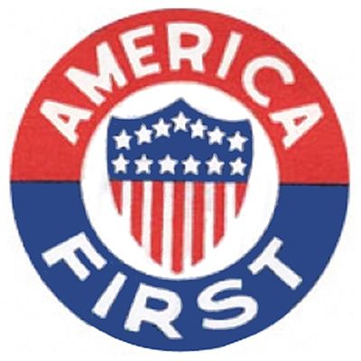 Logo of isolationist America First organization, 1940-41