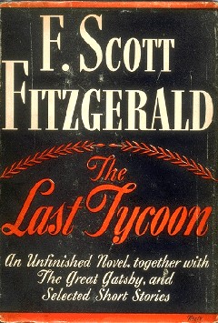 First edition cover of The Last Tycoon by F. Scott Fitzgerald, 1941