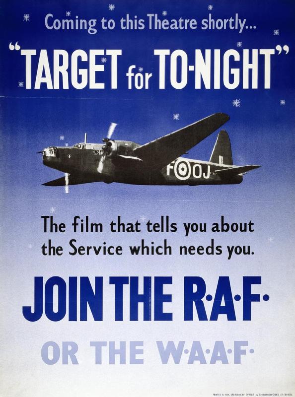 British poster for Target for Tonight (Imperial War Museum: Art.IWM PST 4015)