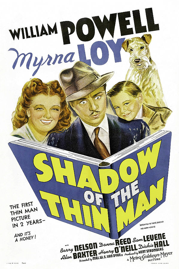 MGM movie poster for Shadow of the Thin Man, 1941 (public domain)
