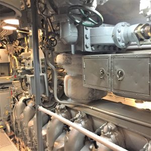 Engines of the USS Bowfin, Pearl Harbor (Photo: Sarah Sundin, 7 Nov 2016)