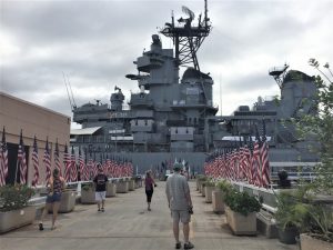 Battleship USS Missouri, Pearl Harbor, Hawaii (Photo: Sarah Sundin, 7 Nov 2016)
