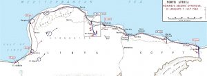 German advances in Libya, January 21-July 7, 1942 (US Army map)