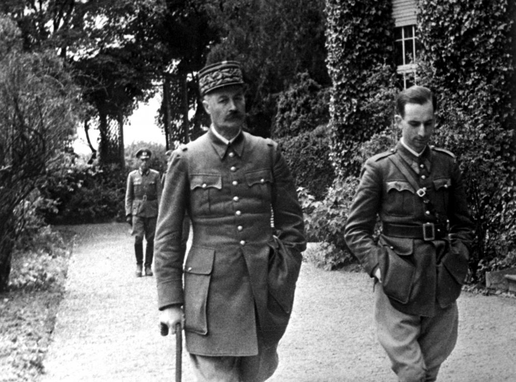 Captured French Army General Giraud at the house where he was imprisoned, Germany, 1940-1941 (US National Archives: 131-NO-29-16)