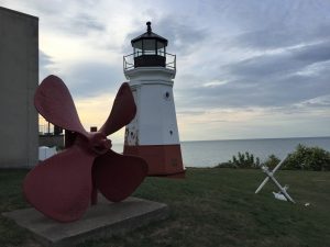 Vermilion Lighthouse, Vermilion, Ohio (Photo: Sarah Sundin, August 2016)