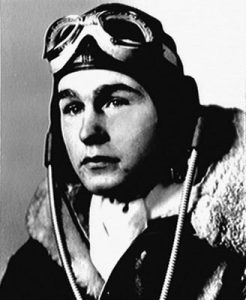 US Navy pilot Lt. George H.W. Bush, WWII (US Navy photo)