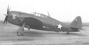 Republic P-47B Thunderbolt, US 56th Fighter Group (US Army Air Forces photo)